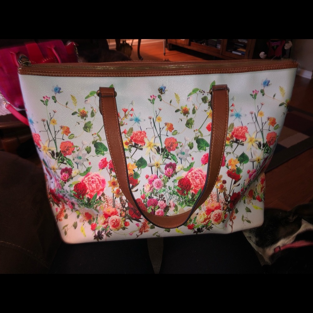 Elliot lucca floyal large purse/tote bag